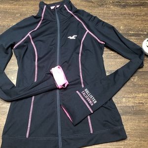 Hollister ZIP Front Workout lounge Jacket SZ Small